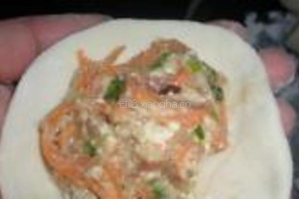 胡萝卜豆腐馅饼的做法图解6