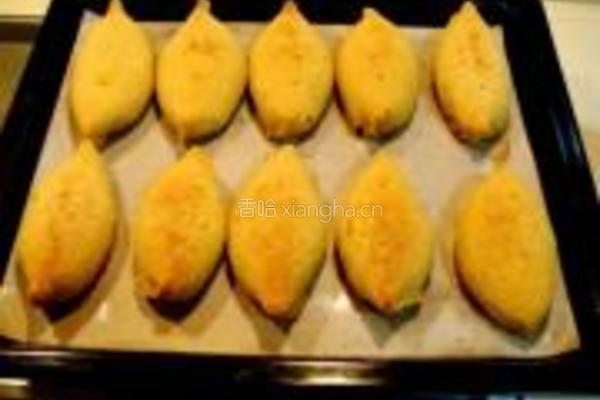 烤玉米面橄榄馅饼的做法图解13