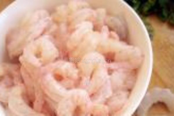 小白菜虾仁手擀面的做法图解3