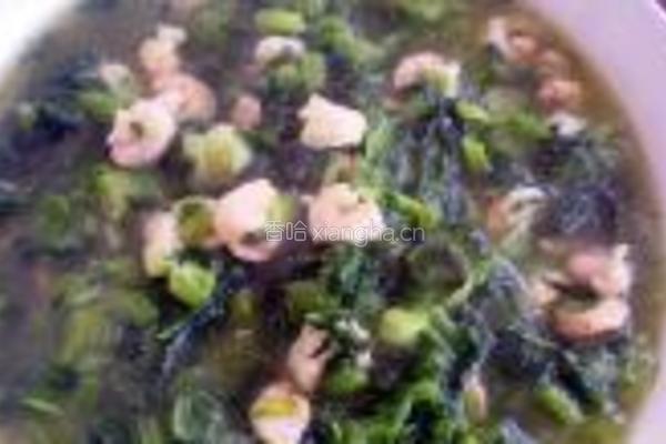 小白菜虾仁手擀面的做法图解6