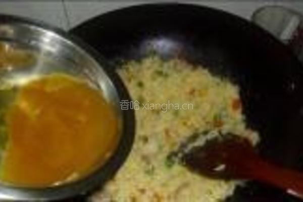 虾仁蛋炒饭的做法图解10