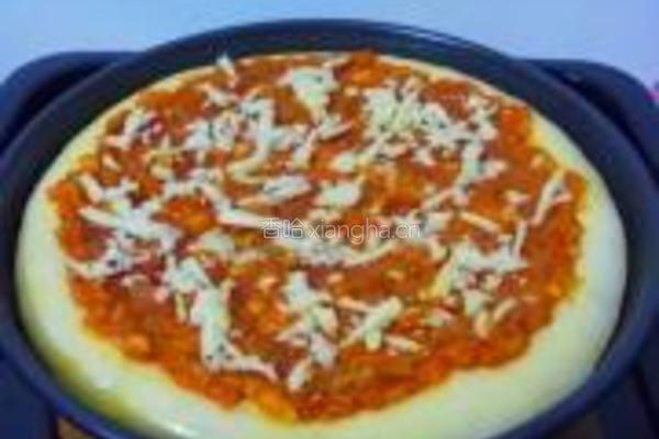 奥尔良烤鸡披萨的做法图解12
