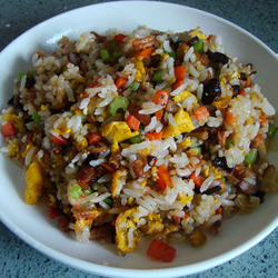 小鱼粉炒饭的做法[图]