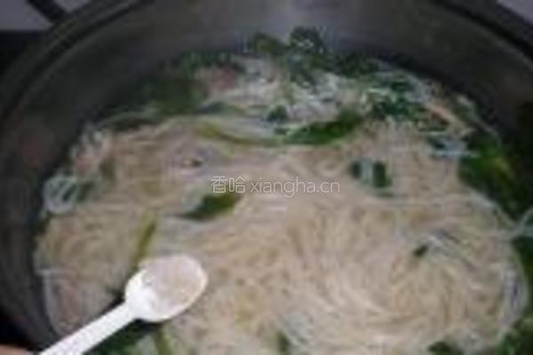 菠菜牛肚面的做法图解11