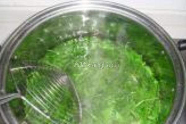 艾草清明团的做法图解2