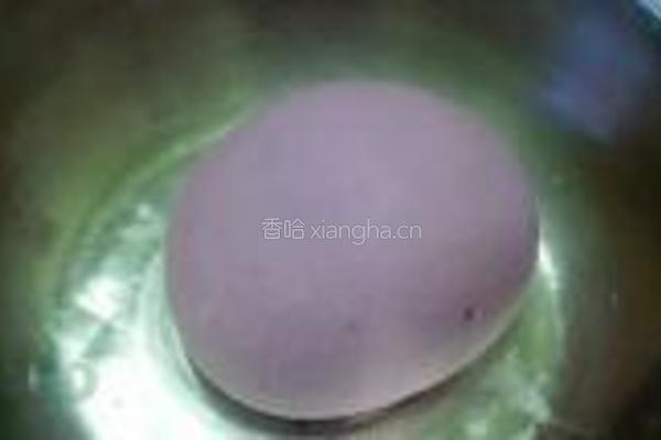 紫薯玫瑰馒头的做法图解5