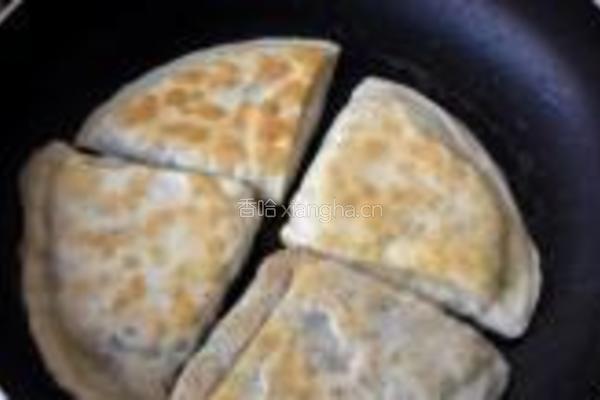 牛肉荠菜三角饼的做法图解10