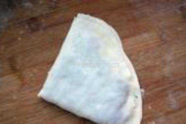 牛肉荠菜三角饼的做法图解8