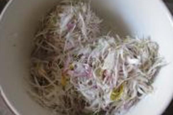 菊花馅水饺的做法图解3