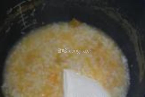 南瓜奶酪小米粥的做法图解7