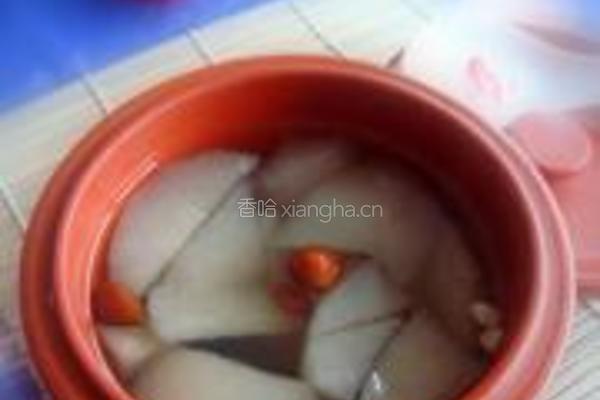 南北杏炖雪梨的做法图解7