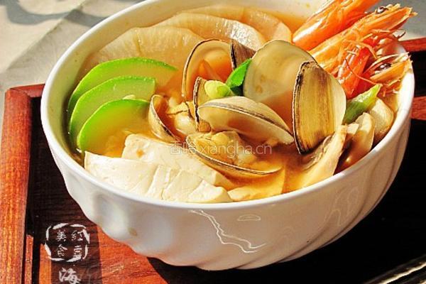 韩式海味大酱汤