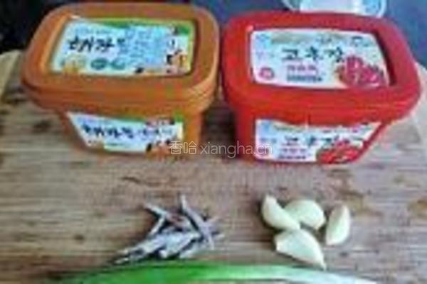 韩式海味大酱汤的做法图解4