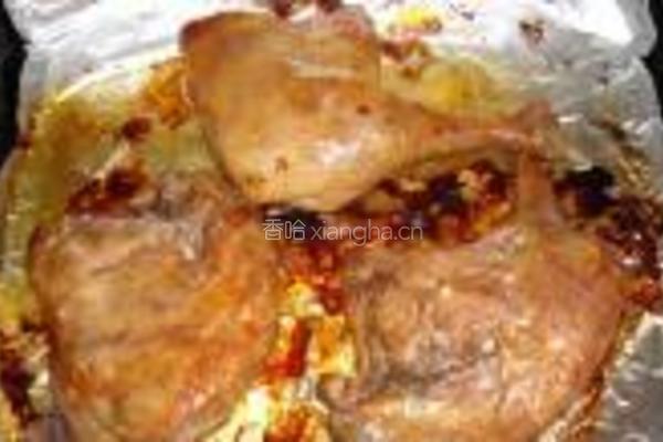 奥尔良乳酪烤鸭腿的做法图解12