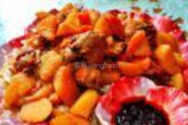 家常大盘鸡拌面的做法图解16
