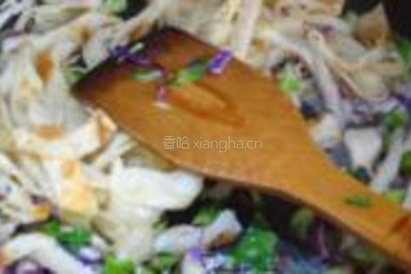 炒饼的做法图解5