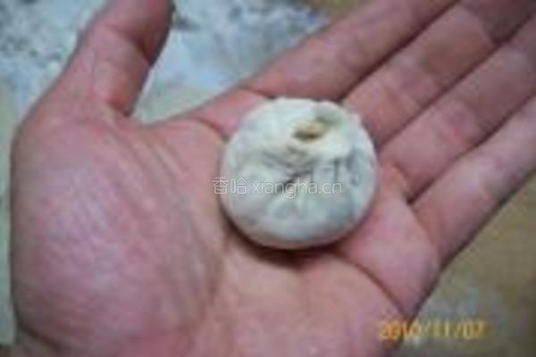 榨菜鲜肉生煎包的做法图解19