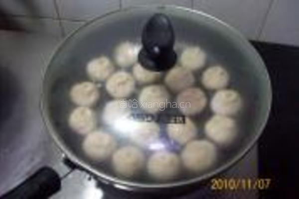 榨菜鲜肉生煎包的做法图解21