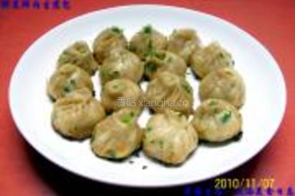 榨菜鲜肉生煎包的做法图解27