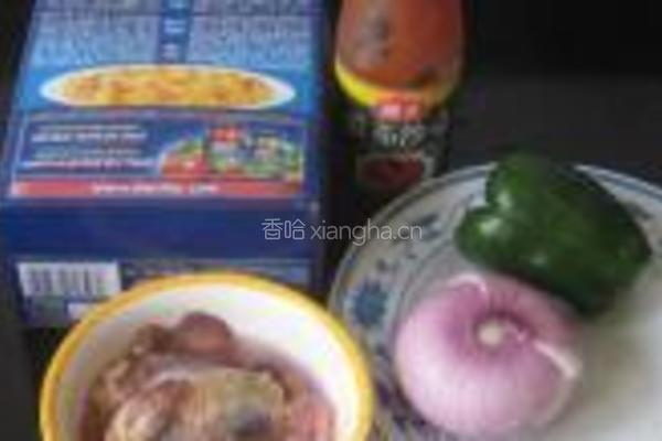 洋葱鸡胗意面的做法图解1
