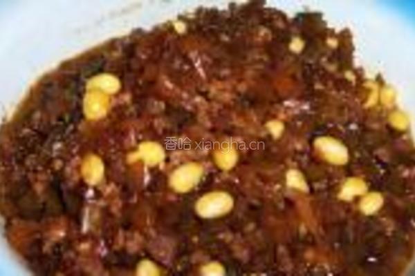肉末榨菜黄豆面的做法图解9