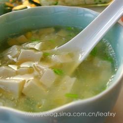 香菜豆腐羹的做法[图]