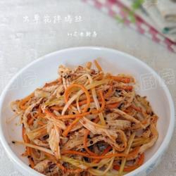 虫草花拌鸡丝的做法[图]