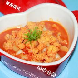 蕃茄菜花的做法[图]