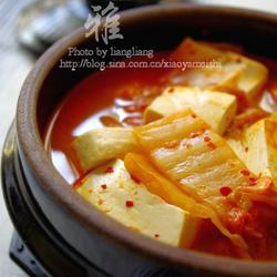 泡菜豆腐锅的做法[图]