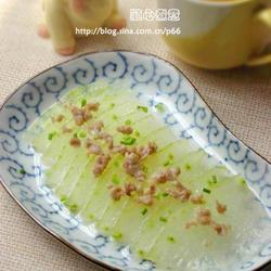 肉末蒸冬瓜的做法[图]
