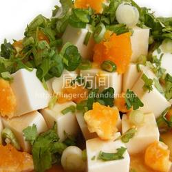 咸蛋黄拌豆腐的做法[图]