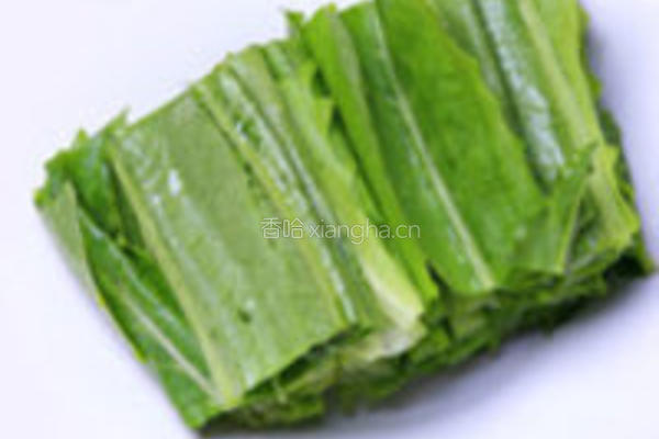 杏仁黑芝麻油麦菜的做法图解1