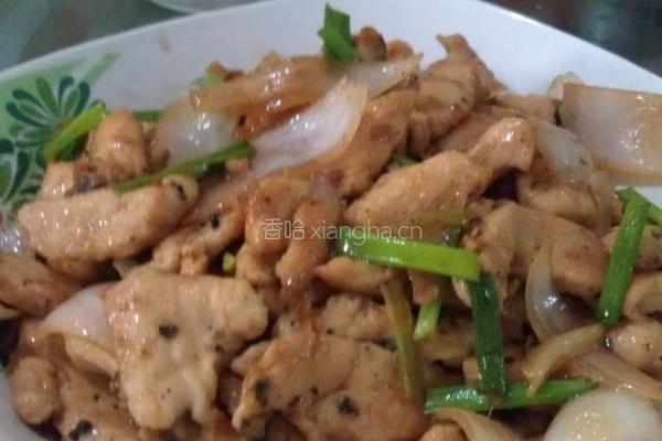 黑胡椒鸡柳