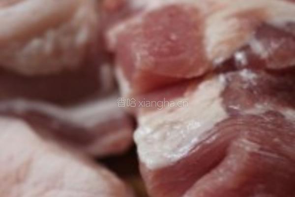 红烧豆腐肉的做法图解1
