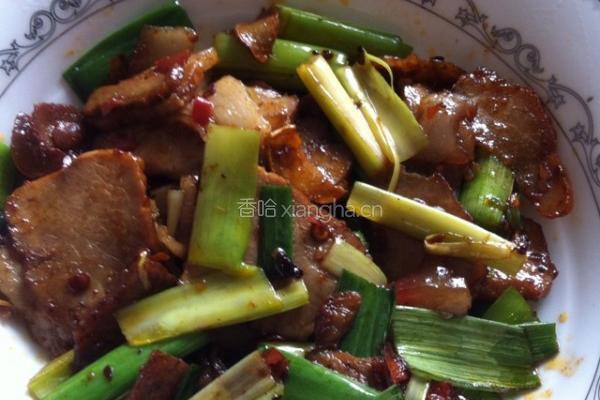 蒜苗炒回锅肉
