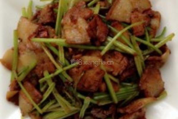芹菜小炒肉的做法图解7