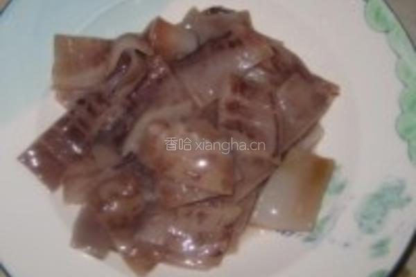 香炒鱿鱼的做法图解2