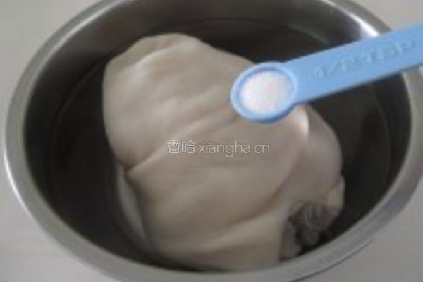 私房秘制红油羊肚丝的做法图解1