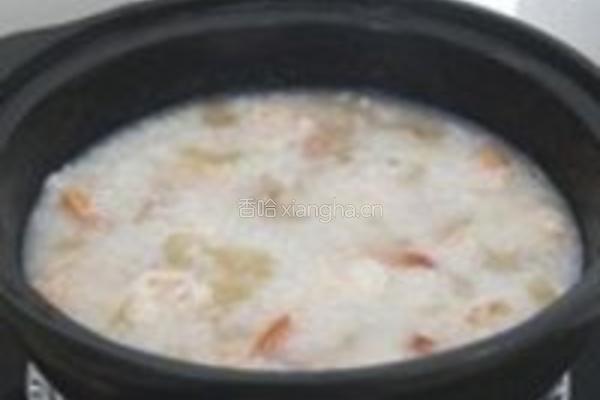 砂锅鲜虾粥的做法图解7