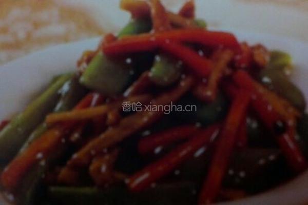 酱肉四季豆