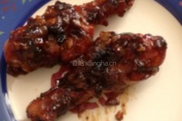 大蒜洋葱烤鸡腿的做法图解3