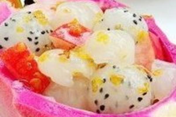 桂花杂果沙拉的做法图解2