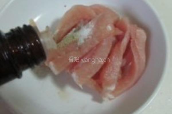 韭菜香干炒肉丝的做法图解2