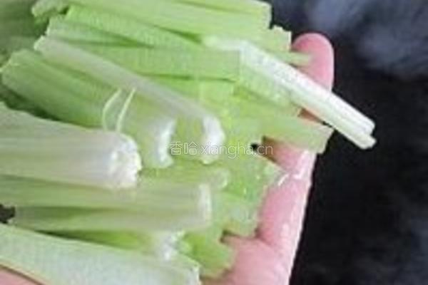 香干芹菜的做法图解3