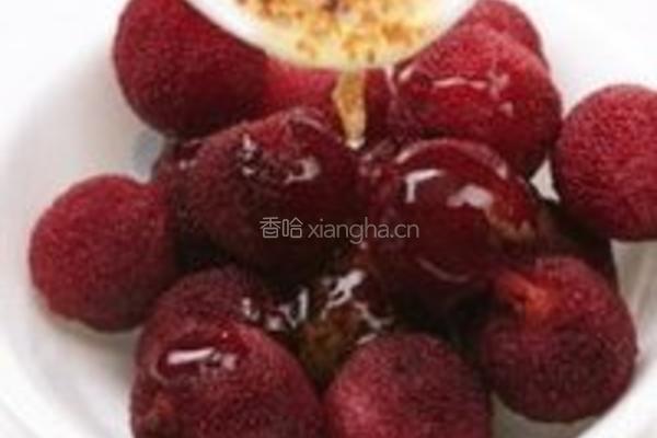 红酒桂花杨梅的做法图解3