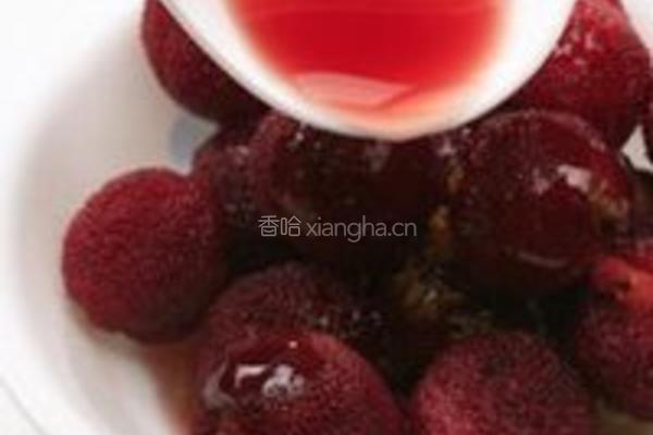 红酒桂花杨梅的做法图解4