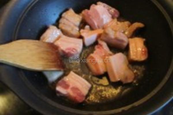 香干烧肉的做法图解3