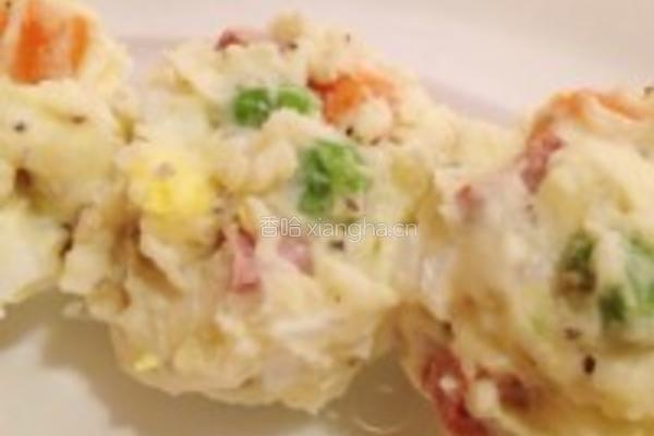 土豆沙拉小清新的做法图解9