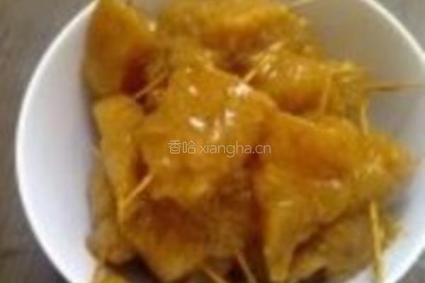 家制牙签肉(鸡肉)的做法图解3