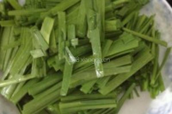 酸辣韭菜肉丝的做法图解2